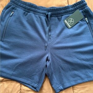 90 Degree By Reflex Men's Athletic Navy Shorts